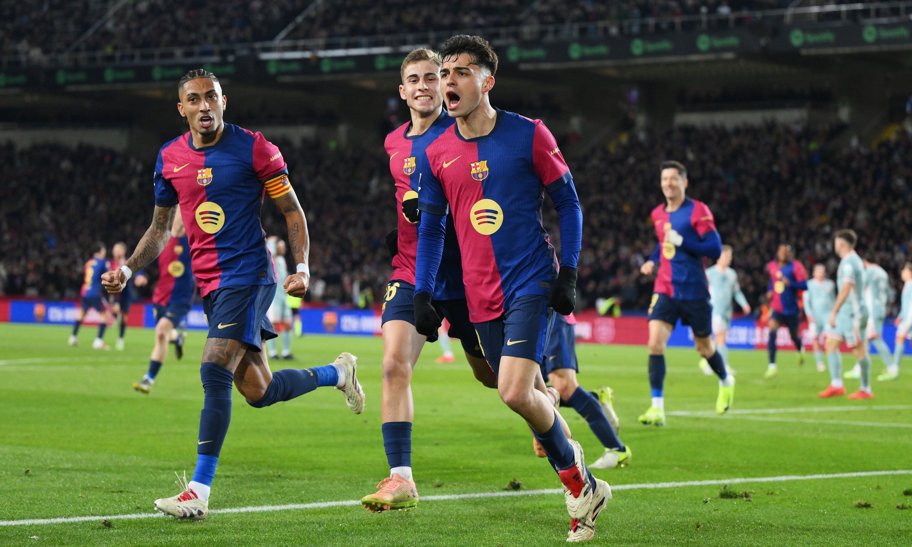 巴塞罗那反弹取胜，豪夺三分