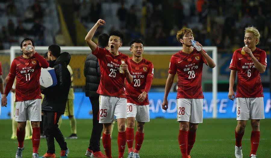 广州恒大客场不敌河北华夏幸福，遭遇失败